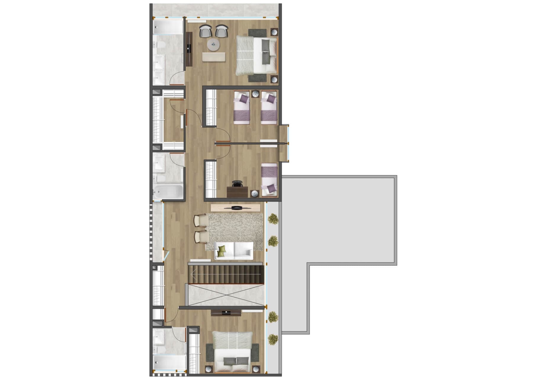 Segundo Piso - 124,90 m2